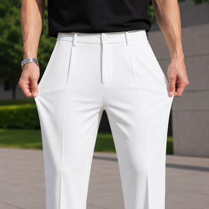 Milano Pleated Trousers - Ivory