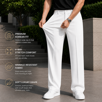 Milano Pleated Trousers - Ivory