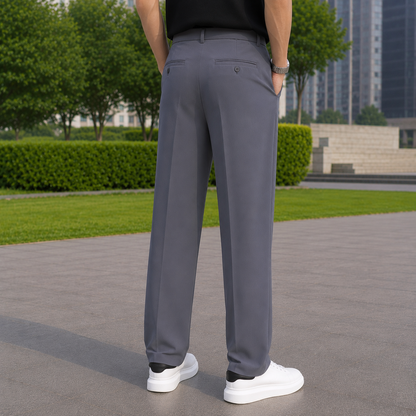 Milano Pleated Trousers - Grey