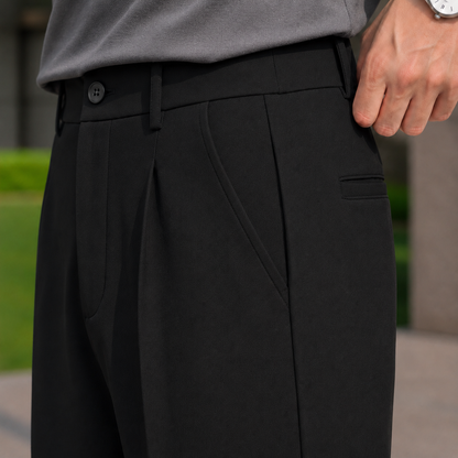 Milano Pleated Trousers - Black
