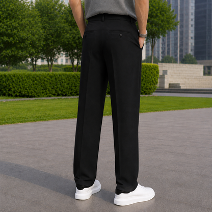 Milano Pleated Trousers - Black