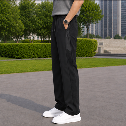 Premium Korean Mesh Pants - BLACK