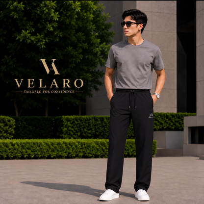 Men's Breathable mesh Panel Casual pants