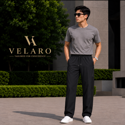 Premium Korean Mesh Pants - BLACK